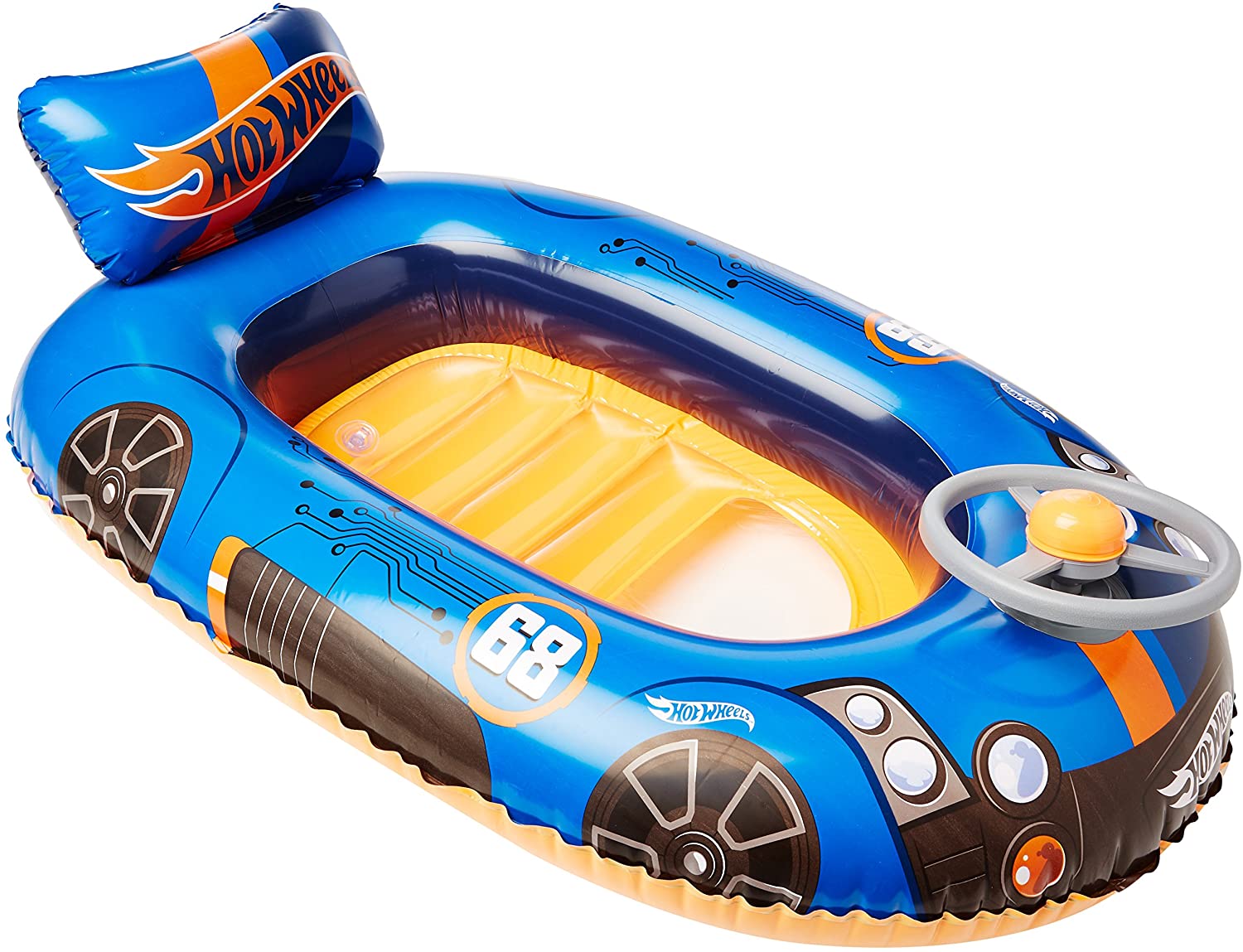 Kids Hotwheels Speed Boat Pool Floaty