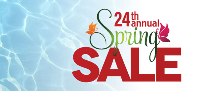 Our Annual Spring Sale is Back!
