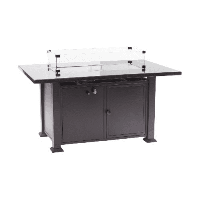 Granite Fire Table Rect 50" X 32" W/ Lid - Total Tech Pools Oakville