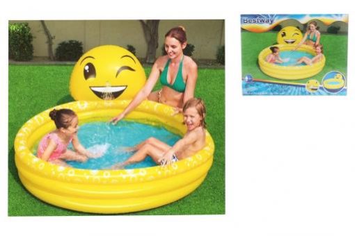 65"x57" Emoji Kiddie Pool - Total Tech Pools Oakville