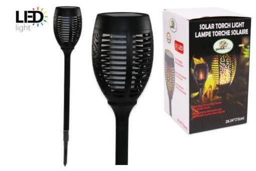 Dancing Flame LED Solar Torch Light 29" - Total Tech Pools Oakville