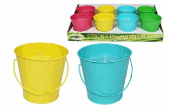 Citronella Candle in Metal Bucket - Total Tech Pools Oakville