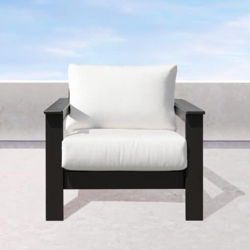 Hickory Collection with Canvas White Sunbrella Cushions - Total Tech Pools Oakville