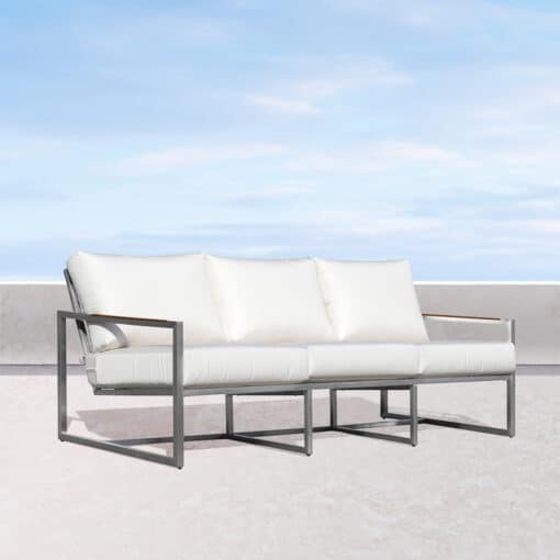 Acacia Collection with Canvas White Sunbrella Cushions - Total Tech Pools Oakville