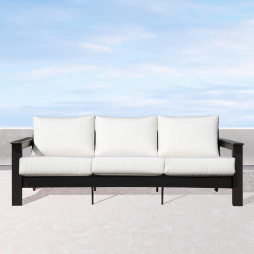 Hickory Collection with Canvas White Sunbrella Cushions - Total Tech Pools Oakville